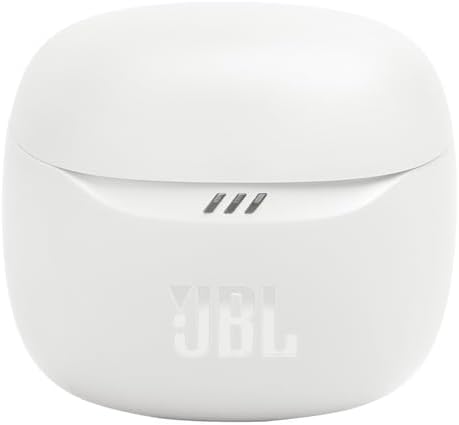 JBL Tune Flex 2 - True Wireless Noise Cancelling Earbuds with JBL Spatial Sound and Smart Ambient Technology, 6 mics for Perfect Calls, up to 48Hrs of Playback, IP54 Dust & Water Resistant (White)