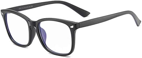 MAXJULI Blue Light Blocking Glasses,Computer Reading/Gaming/TV/Phones Glasses for Women Men(Matt Black)