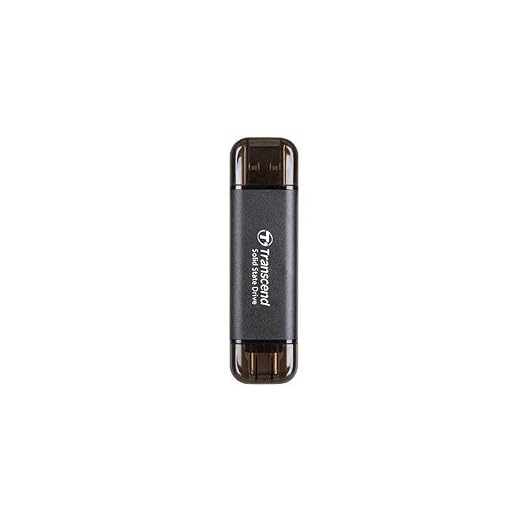 Transcend ESD310 256GB External SSD, Up to 1,050MB/s, Dual USB Flash Drive for iPhone/iPad/Mac/Windows, Android/Tablet/PC, USB 3.2 Gen 2 Thumb Drive Photo Stick, 2-in-1 Type C &Type A Memory Stick - Image 4