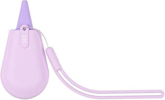 Small Soft Silicone Nozzle Air Blower for Camera Lens Sensor Keyboard Cleaning, Portable Camera Lens Blower with Lanyard for Outdoor Travel Cleaning-Lilac by JJC