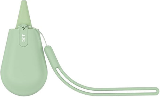Small Soft Silicone Nozzle Air Blower for Camera Lens Sensor Keyboard Cleaning, Portable Camera Lens Blower with Lanyard for Outdoor Travel Cleaning-Matcha Green by JJC