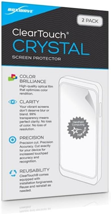 BoxWave Screen Protector Compatible with Kenwood DMX1057XR - ClearTouch Crystal (2-Pack), HD Film Skin - Shields from Scratches