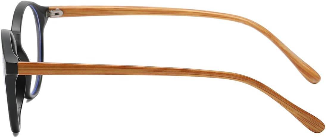 Gleyemor Blue Light Glasses for Men Women, Vintage Round Frame Computer Eyeglasses