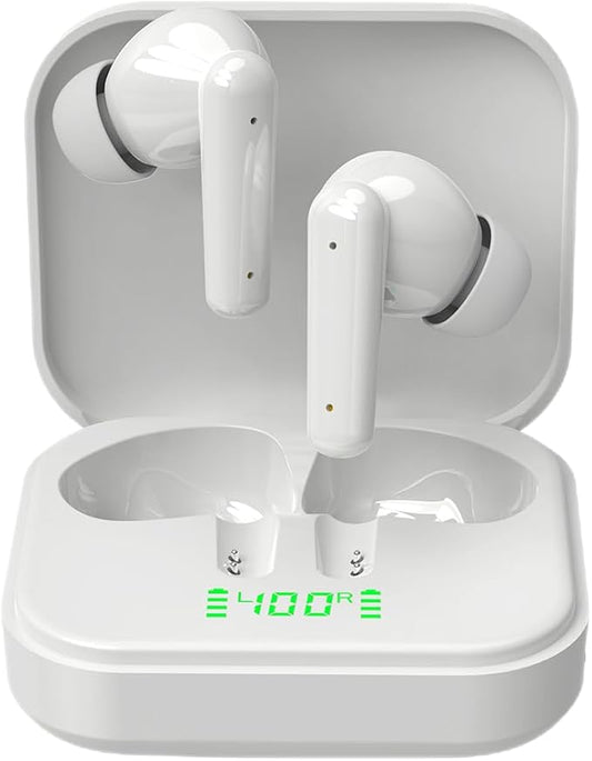 Wireless Earbuds, Deep Bass Bluetooth 5.3 Headphones 48Hrs Battery Life with Wireless Charging Case, Sport Ear Buds IPX7 Waterproof True TWS Built in Mic Power Display for Android iOS