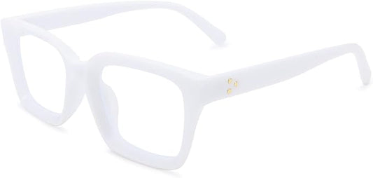 COASION Blue Light Blocking Eyeglasses Classic Thick Square Rim Frame Eyewear for Women Men