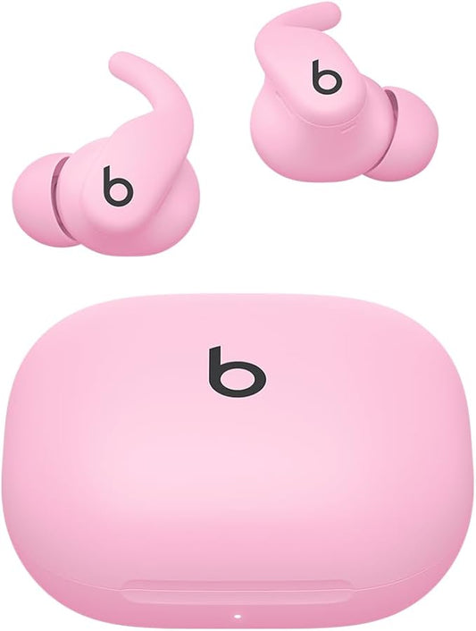Beats Powerbeats Fit - Wireless Noise Cancelling Workout Earbuds with Secure-Fit Wingtips, Up to 30-Hour Battery Life, Sweat & Water Resistant, Apple & Android Compatible - Power Pink