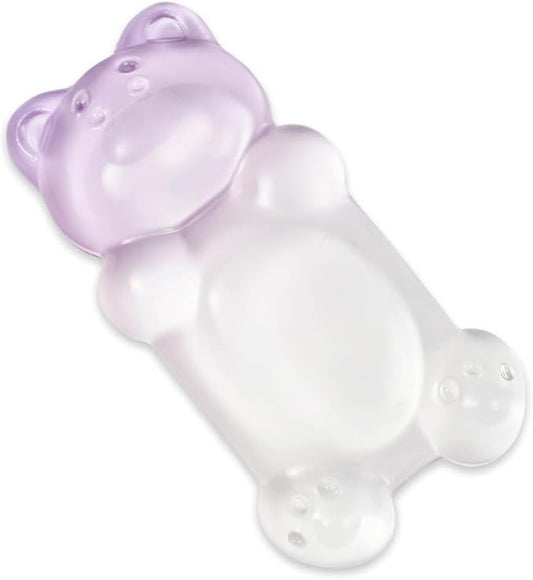 Purple Gradient Gel Mouse Wrist Rest –Cute Bear Mouse Wrist Rest, Ergonomic Mouse Support,Comfort & Support for Typing and Gaming