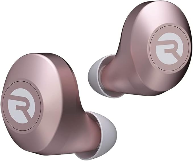 Raycon Everyday Classic Bluetooth Wireless Earbuds + Microphone with Active Noise Canceling, Sweat & Water-Resistant Earphones, Ear Buds Wireless Bluetooth 32 Hours Playtime (Rose Gold)