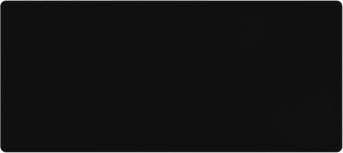 Gaming Mouse Pad Large XXL (35.4×15.75×0.12in) Thick Extended Mouse Mat Non-Slip Spill-Resistant Desk Pad with Special-Textured Surface, Anti-Fray Stitched Edges for Keyboard, PC - Black
