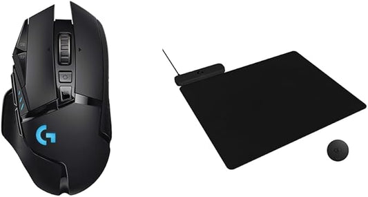 G502 Lightspeed Wireless Gaming Mouse + Powerplay Wireless Charging Mouse Pad