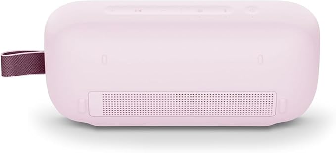 Bose NEW SoundLink Flex Portable Bluetooth Speaker (2nd Gen), Outdoor Speaker with Hi-Fi Audio, Up to 12 Hours Battery, Waterproof and Dustproof, with Slinger Hard Travel Case & USB Plug (Petal Pink)