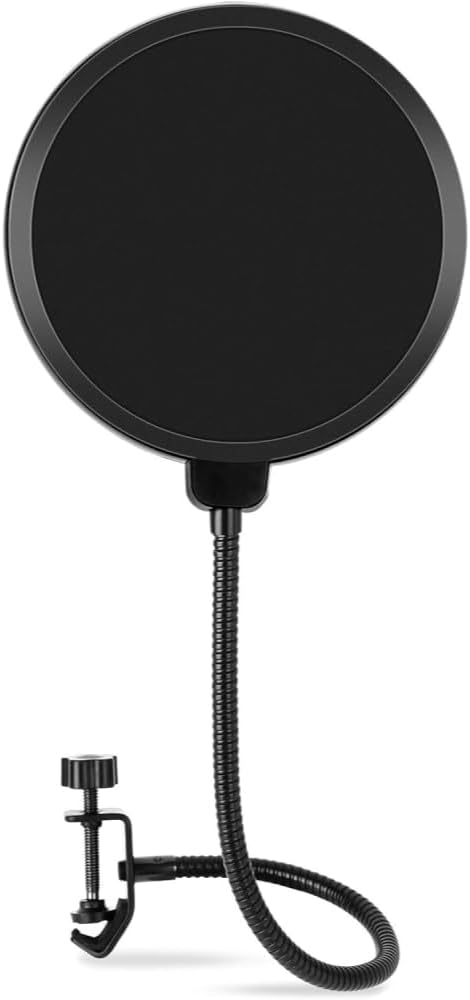 SAMSON Q2U Recording & Podcasting Pack | Gray Bundled with Pop Filter + Mic Arm + Microfiber Cleaning Cloth (4 Items)