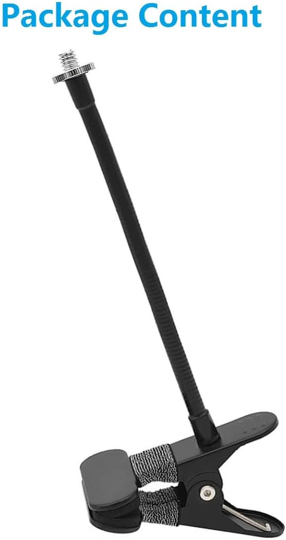 Clamp Mount for Arlo Pro 5S/Pro 4/Pro 3/Pro 2/Essential/eufy/AOSU/Reolink Camera and More 1/4'' Screw Camera (Black, 1 Pack) - Image 7