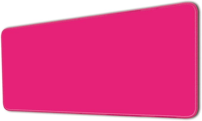 Large Mouse Pad, Non-Slip Desk Blotter, Office Desk Mat, Desk Pad Protector, Laptop Desk Pad, Desk Writing Pad for Office and Home, Bright Pink, 24x12 inch