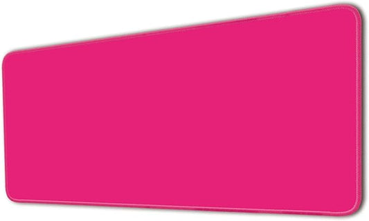 Large Mouse Pad, Non-Slip Desk Blotter, Office Desk Mat, Desk Pad Protector, Laptop Desk Pad, Desk Writing Pad for Office and Home, Bright Pink, 24x12 inch