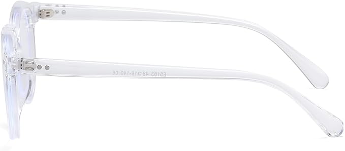 JOVAKIT Round Blue Light Glasses for Women Men Fashion Retro 90s Small Frame Computer Eyeglasses Anti Eyestrain