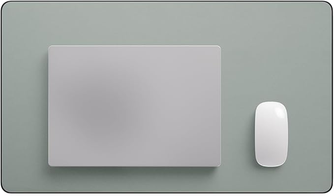 Jotsome Leather Desk Pad Mat, Non-Slip Desk Blotter Pad - Desk Protector for Office, Home, Laptop, and Desktop (Sage, 24" x 14")