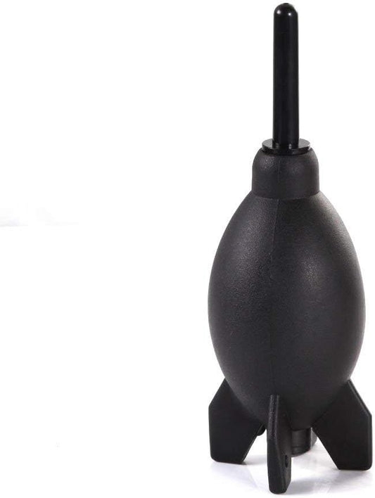 FocusFoto PRO 6.6 Inch Rubber Rocket Air Blower Duster Cleaner Dust Cleaning for DSLR Camera CCD Lens Keyboard Black by FocusFoto