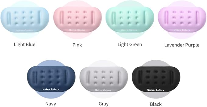 UnivoColors Navy Superfine Memory Foam Wrist Rest Soft Gel Ergonomic Mouse Pad Wrist Support for Mouse, Gaming, Computer, Laptop, Office