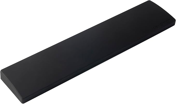 Ergonomic Silicone Wrist Rest for Keychron K4 Pro / K4 Max / Q5 / V5 / V5 Max,15.37" Honeycomb Non-Slip Palm Rest, 96% Full-Sized Mechanical Keyboards Support with Typing Pain Relief