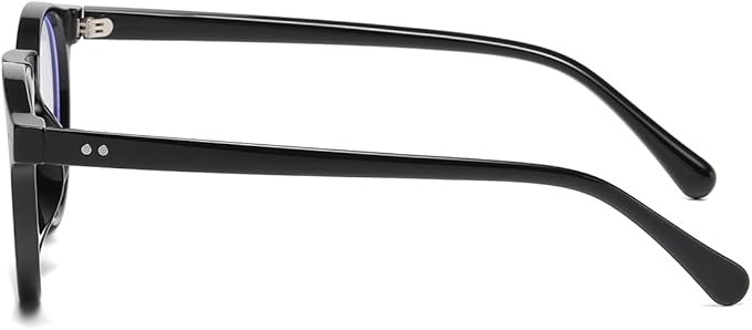 JOVAKIT Round Blue Light Glasses for Women Men Fashion Retro 90s Small Frame Computer Eyeglasses Anti Eyestrain