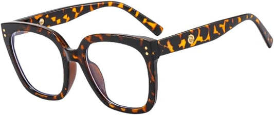 Shiratori Blue Light Blocking Glasses Rectangle Chic Preppy Look MultiColor Frame for Women Men