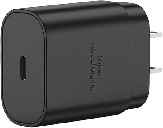 TT&C USB C Block 30W PD Super Fast Charger Type C Plug Cube Wall Adapter Power Brick Compatible with iPhone 17, 17e, 17 Pro Max, 16, 16e, 15, 14, 13, 12, iPad, mini, Galaxy S25, S24 (Black 1Pack)