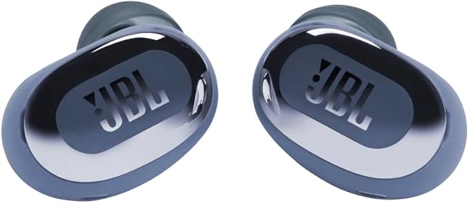 JBL Live Free 2 - True Wireless Noise Cancelling Earbuds, Up to 35hrs of Playtime, 6 mics for Perfect Calls with Zero Noise, IPX5 Waterproof, Oval Tubes for Better Comfort, Isolation, & bass (Blue)