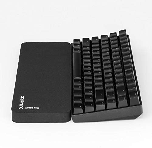 Grifiti Fat Wrist Pad 12" x 4” x 0.75" Inch Keyboard Rest Thick Small Ergonomic Computer Keyboards Hand & Palm Wrists Rests Support Carpal Tunnel Resting Pads Gaming Accessories (Wide 12 x 4 x 0.75)