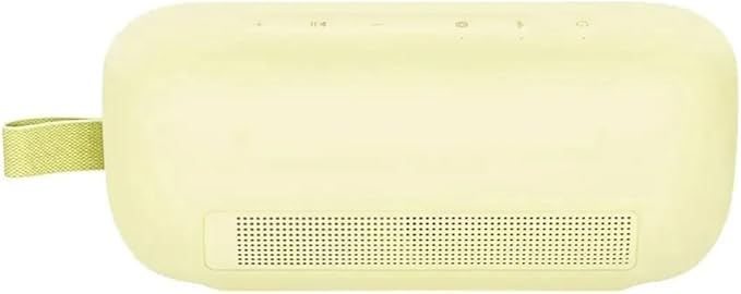 Bose NEW SoundLink Flex Portable Bluetooth Speaker (2nd Gen), Outdoor Speaker with Hi-Fi Audio, Up to 12 Hours Battery, Waterproof and Dustproof, + Slinger Hard Travel Case & USB Plug (Citrus Yellow)
