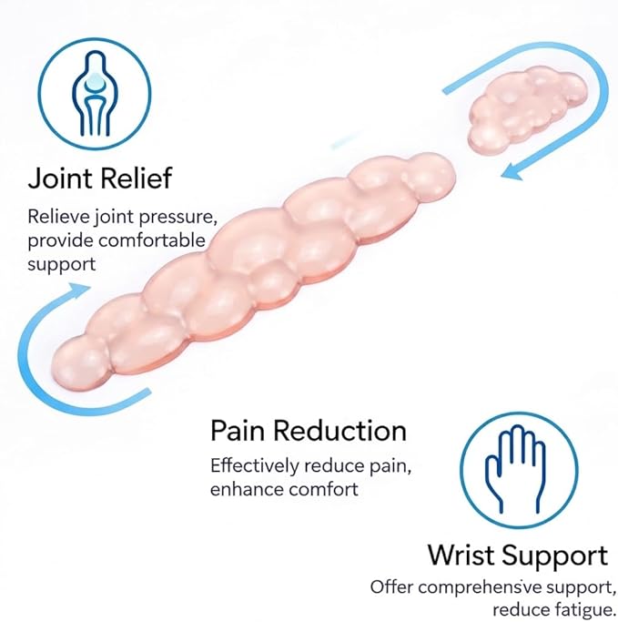 Ultimate Cute Ergonomic Wrist Rest – Instant Relief, Cloud-Like Comfort, Premium Silicone & TPU, Ultra-Soft, Durable, Gift-Boxed for Office, Study, Gaming & More