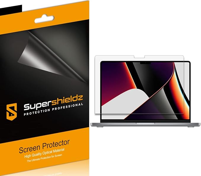 Supershieldz (3 Pack) Anti-Glare (Matte) Screen Protector Designed for MacBook Pro 14 inch (M5, M4, M3, M2, M1, Pro/Max)