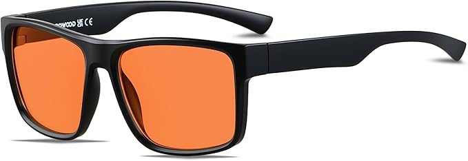 ANDWOOD Blue Light Blocking Glasses Men Women Computer TV Gaming AR Coatings Lens Improve Sleep Naturally Producing Melatonin