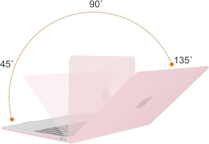MOSISO Compatible with MacBook Air 13 inch Case M1 Chip 2021-2018 Release A2337 A2179 A1932, Plastic Hard Shell&Keyboard Cover&Screen Film&Storage Bag for MacBook Air 13.3 inch Case, Rose Quartz