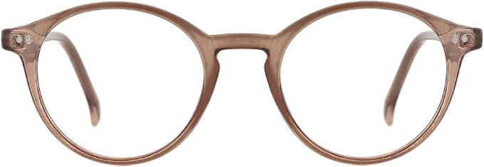 TIJN Blue Light Blocking Glasses Men Women Vintage Thick Round Rim Frame Eyeglasses