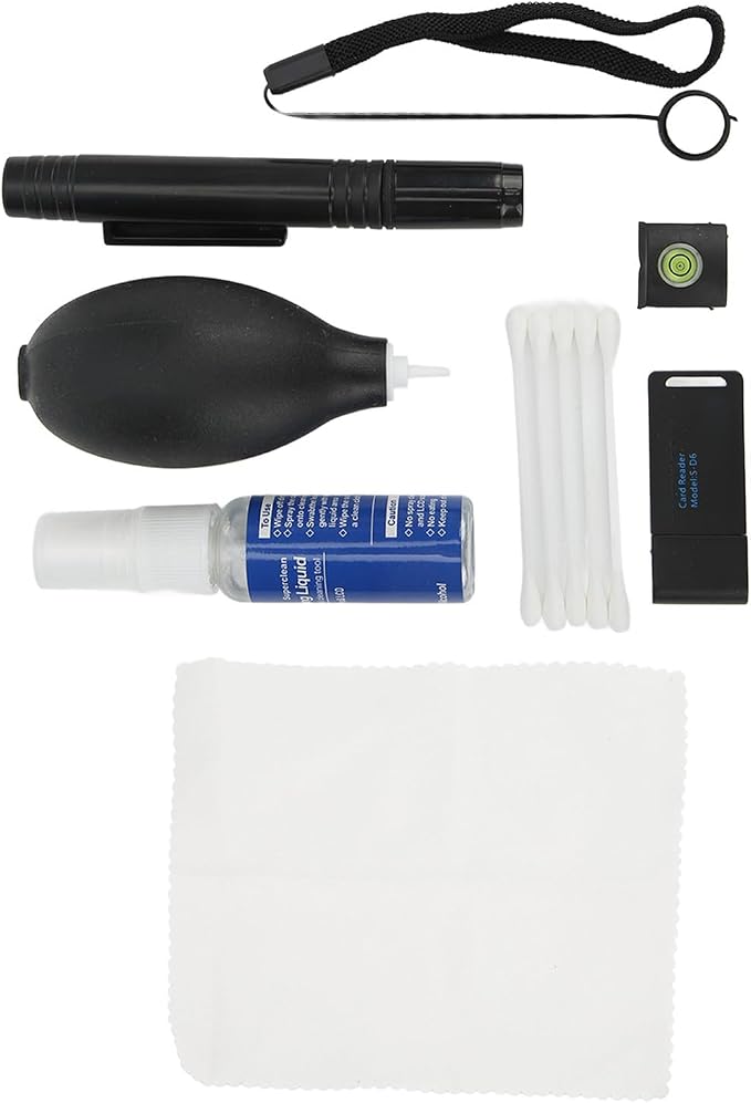 9 in 1 Camera Cleaning Kit with Dust Blower, Lens Pen, Cleaning Cloth for Laptop, Earbud, Lens, LCD Screen - Gentle Dust Removal, Multi - Surface Cleaning, Ideal for Photography - Image 6