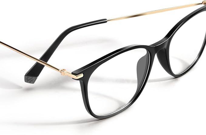 VISOONE Anti Slip TR90 Blue Light Blocking Glasses Size M Eyewear Frame with Anti Glare Eye Protection for Women GaeL
