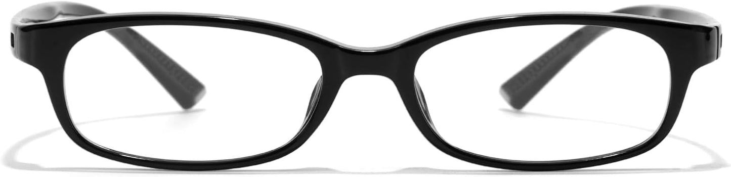 SODQW Office-Siren Blue Light Glasses for Women, Rectangle Frame, Y2K Small Eyewear, Anti Eyestrain Computer Glasses