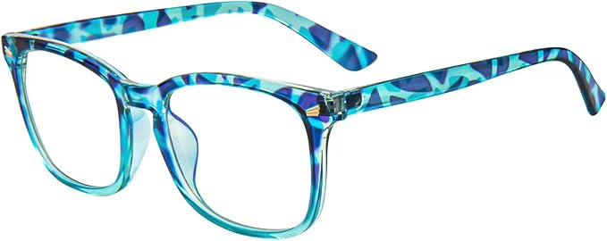 MAXJULI Blue Light Blocking Glasses,Computer Reading/Gaming/TV/Phones Glasses for Women Men(Blue Tortoise)