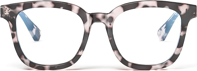 VISOONE Square Blue Light Blocking Glasses TR90 Anti Glare Computer Gaming for Women Men NOE