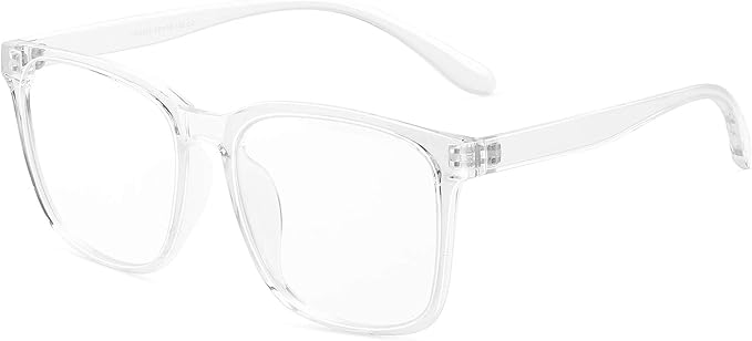 TEAPLMTT Blue Light Blocking Glasses Oversized Square Computer Glasses Anti Blue Light for Women Men