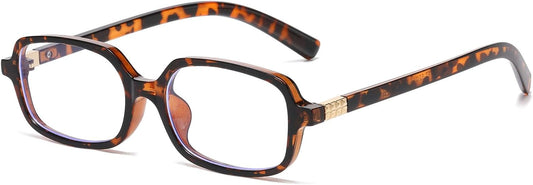 Breaksun Retro Rectangle Glasses for Women Men Small Square Blue Light Blocking Glasses Vintage Eyeglasses