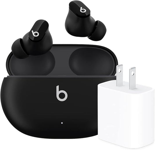 Beats Studio Buds with Apple 20W USB-C Power Adapter - Black