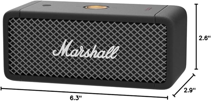 Marshall Emberton Bluetooth Portable Speaker - Black