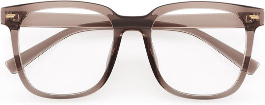 PANNER Oversized Square Blue Light Blocking Glasses for Women Men Anti Glare Reduce Eyestrain Computer Glasses