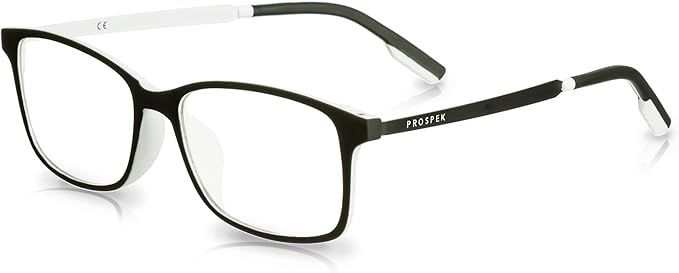 Prospek Blue Light Glasses Reading for Men and Women, For Computer Use, Blue Light Protection, Clear Lens 0 to +3.0 Diopters