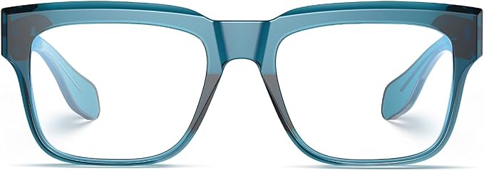 VISOONE TR90 Square Blue Light Blocking Glasses Fashion Computer Eyewear for Women and Men RANDI
