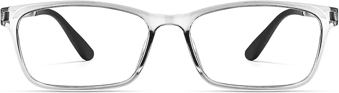 Cyxus Blue Light Glasses Computer Glasses UV Blocking GRP Square Frame Clear Lens Ultra Light Eyewear T34