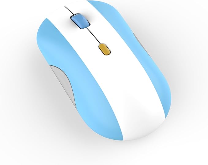 Lenovo 350 Bluetooth Silent Mouse (Fan Edition), Wireless Ergonomic Ambidextrous Design, Bluetooth 5.3, Adjustable DPI up to 2400, 36 Month Battery Life, Recycled Materials, Argentina Flag
