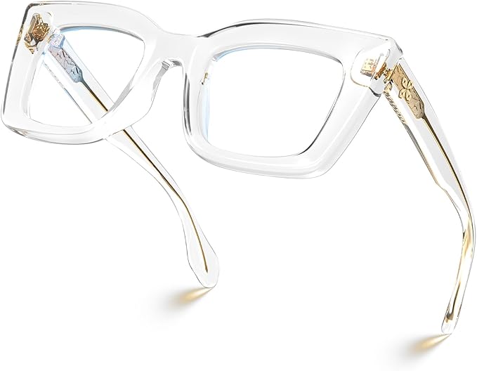 VISOONE Cat Eye Blue Light Blocking Glasses TR90 Anti-glare Women Calida